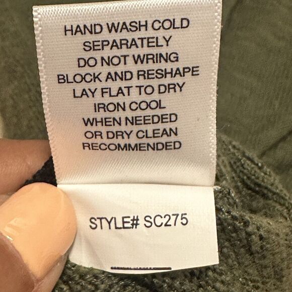 M By Michael Stars Size 1 S/M Cardigan Sweater Cotton Blend Knit Green - Picture 7 of 9